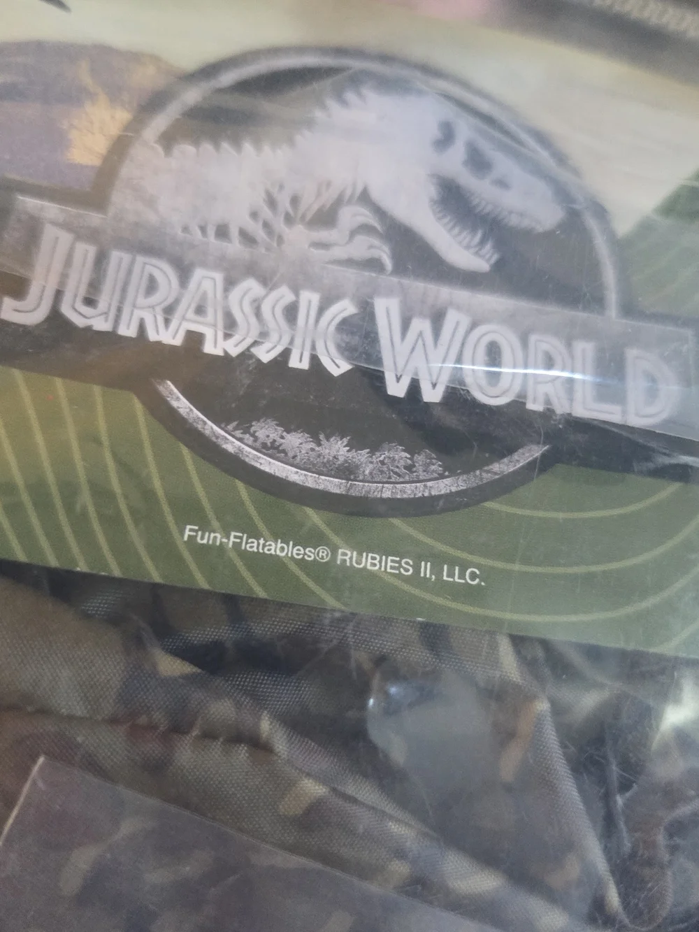 Jurassic World Robies Inflatable T. Rex Child Costume – Olive Green